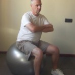 Figure 8 on an Exercise Ball