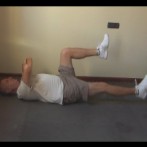 Straight-Leg Heel Touch Exercise