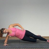 Side Plank with Hip Adduction Exercise